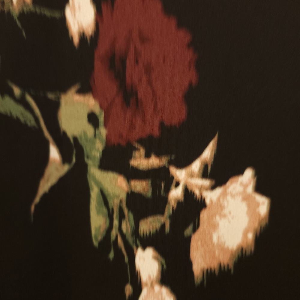 Floral Black Women's Top - Picture 5 of 5